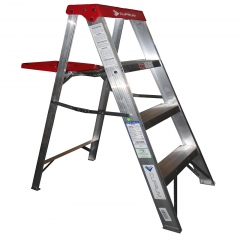 Escalera Tijera de Aluminio 4 Peldaños